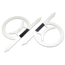 Stainless Steel Full Moon Coin Ring Blades (Manyuedao）