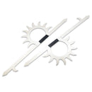 Stainless Steel Nine Teeth Double Hooks (Jiuchi Shuanggou)