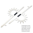 Stainless Steel Nine Teeth Double Hooks (Jiuchi Shuanggou)