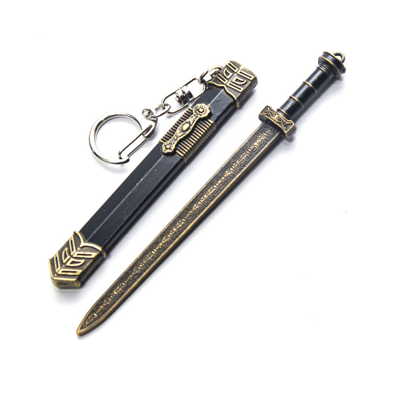 3 PCS Mini Chinese Sword Keychain