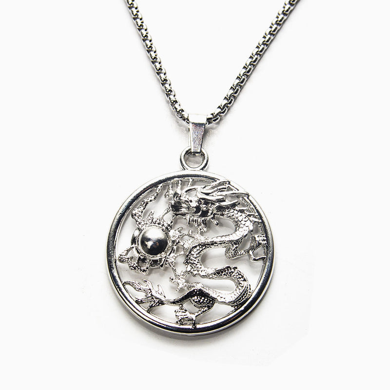 Dragon Silver Pendant