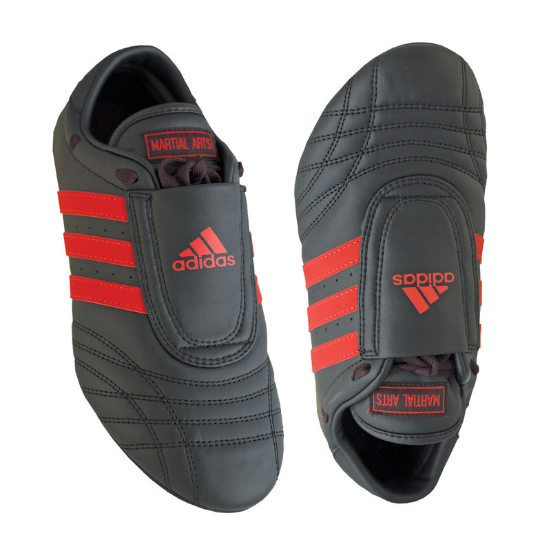 Adidas SM II Shoes (Black with Red Stripes)