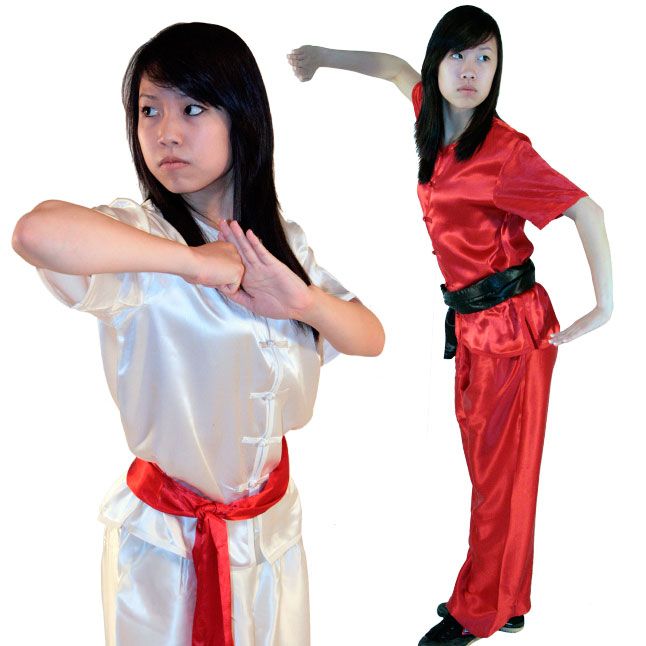 85% OFF - Kung Fu 100% Silk Short Sleeve Uniform