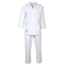 White Karate Uniform Light Weight Poly/Cotton