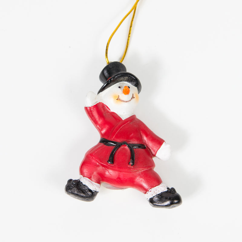 3 Pack Ornament - Santa Kung Fu