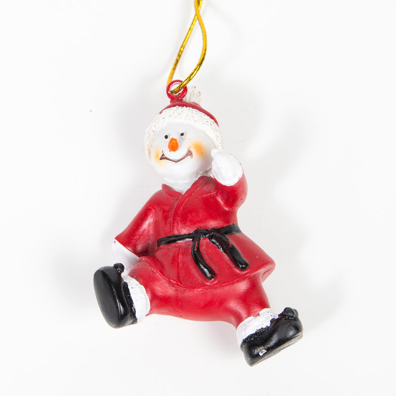 3 Pack Ornament - Santa Kung Fu