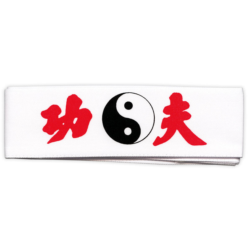 Martial Arts Headband - Kung Fu with Yin Yang