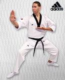 adidas adiCHAMP II V Neck Uniform-Black/White Trim