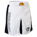 Fight Shorts - White with Black trim