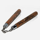 Nunchuck (Nunchakus) - Carved Dragon Hardwood w/Chain and Ball Bearing Swivels