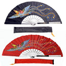 Phoenix Iron Fan - Black/Red