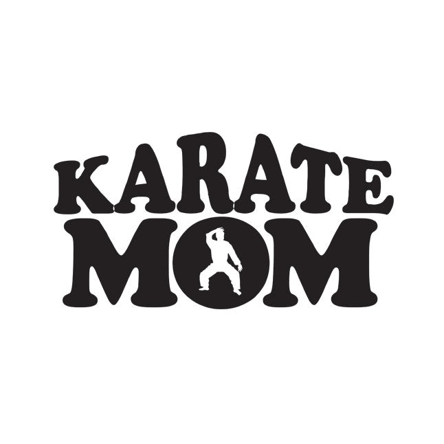 T-Shirt - Karate Mom - Black Lettering