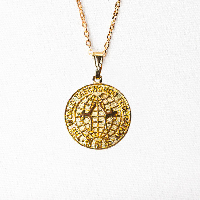 Tae Kwon Do Gold Pendant