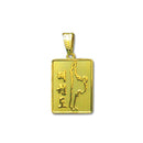 Tae Kwon Do Gold-plated Pendant