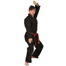 Tae Kwon Do Uniform - Elite V - Neck - Black
